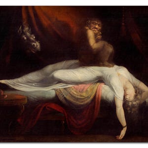 The Nightmare – Johann Heinrich Füssli 1781 Dark Gothic Horror Art Print