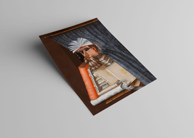 Giuseppe Arcimboldo LIBRARIAN Poster 1590 Vintage Painting -unframed ...