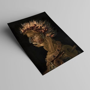 Giuseppe Arcimboldo FIRE 1566 borderlessvintage Painting, Premium Art ...