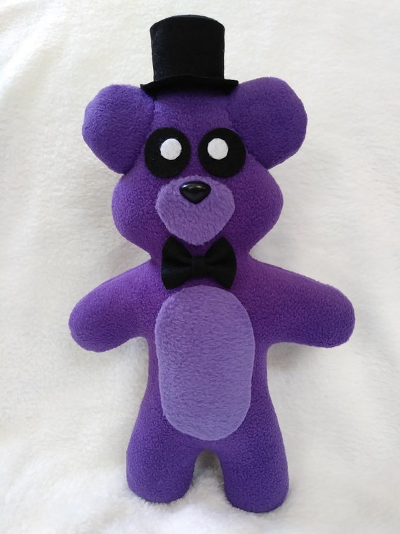 Shadow Freddy purple Version Handmade Fnaf Plush by Jusmade 