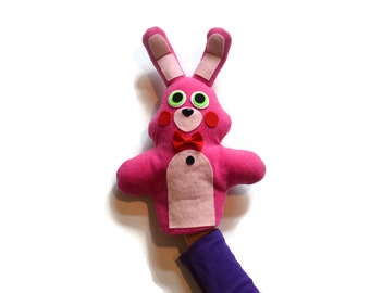 Bonnet Fnaf Plush Puppet (handmade)