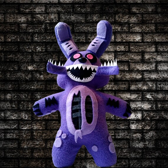 6 FNAF FIVE NIGHTS AT FREDDY'S NIGHTMARE BONNIE PLUSH TOY kids