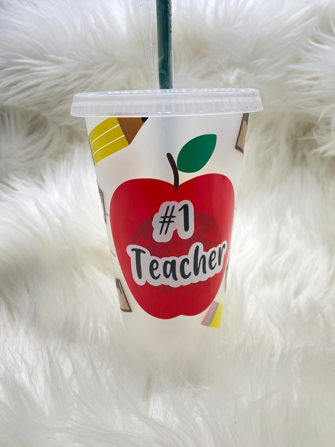 Teacher Appreciation Starbucks Cup 1 Teacher Starbucks Cup Etsy