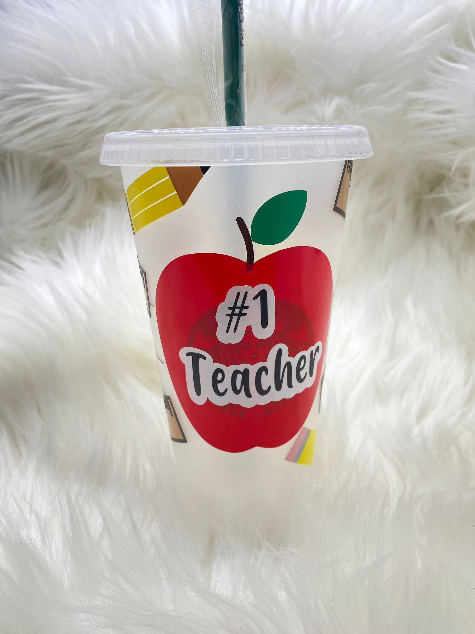 Teacher Appreciation Starbucks Cup 1 Teacher Starbucks Cup Etsy