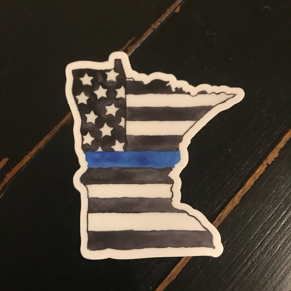 Thin Blue Line Missouri Police Support Decal – Protect & Honor Fallen Officers, Oracal Vinyl Sticker P704