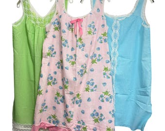Vintage Night Gowns Lot of 3 Sears and Other Size 38-40