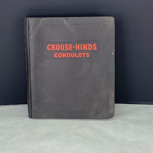 Vintage Crouse Hinds Condulets Catalog Reference Book 1936