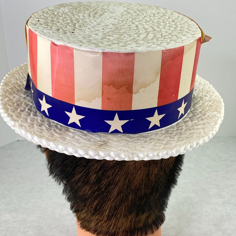 Vintage Styrofoam Skimmer Hat Political Campaign Frisch for Etsy