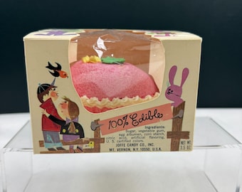Vintage Joffe Candy Panorama Sugar Easter Egg With Box