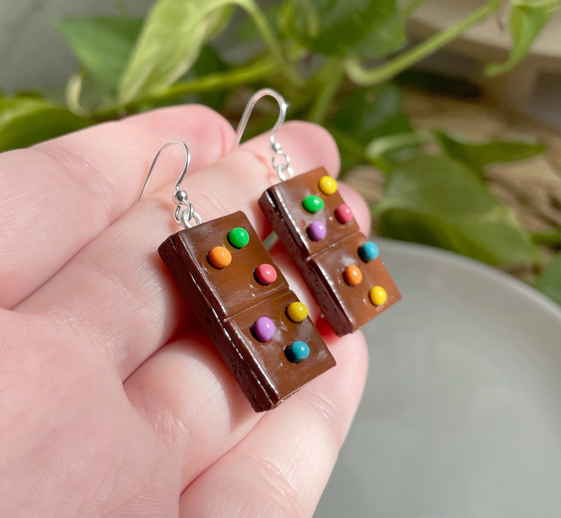 Brownie Earrings and Choker Set