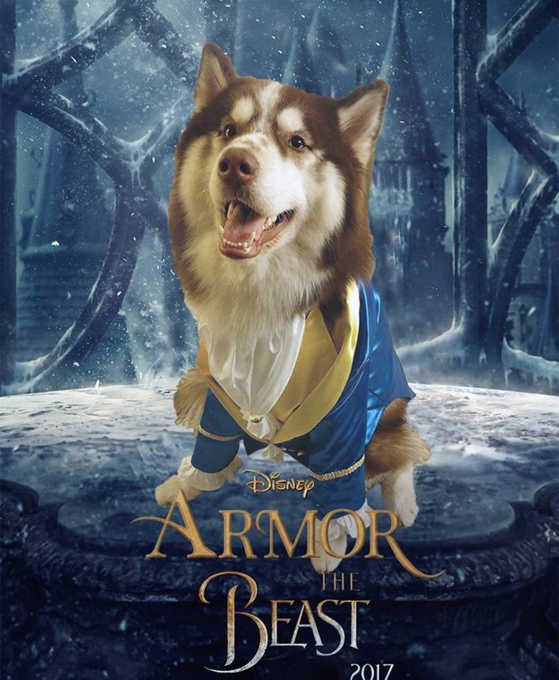 The Beast Dog Halloween Costume Dog Halloween Costume Etsy