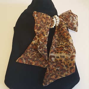 Dog Wool Coat, Black Wool Coat for Dogs/ Cats, Puppy Wool Coat, Black Coat for Puppies, Wool Coat for Pets