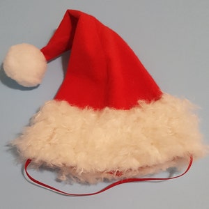 Santa Claus Dog Outfit, Santa Pet Set, Christmas Dog Costume, Pet Chistmas Outfit for Photo, Pet Santa Claus Christmas Costume image 4