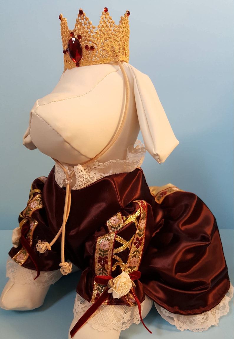 Dog Royal Queen Costume Royal Queen Dog Costume Puppy Royal Etsy