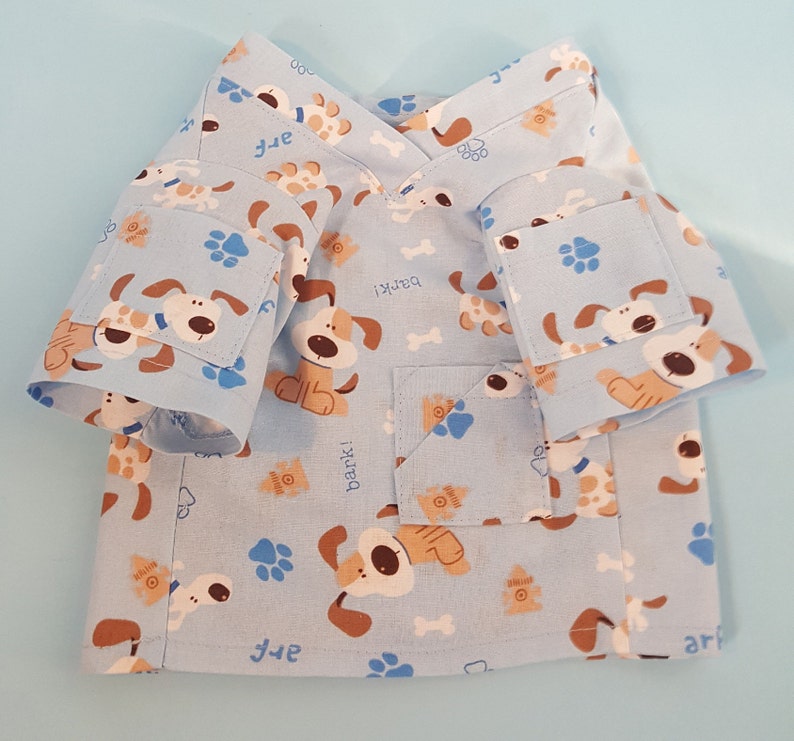 Dog Boy Print Nurse Scrubs Costume Boy Dog Print Nurse Scrubs Etsy