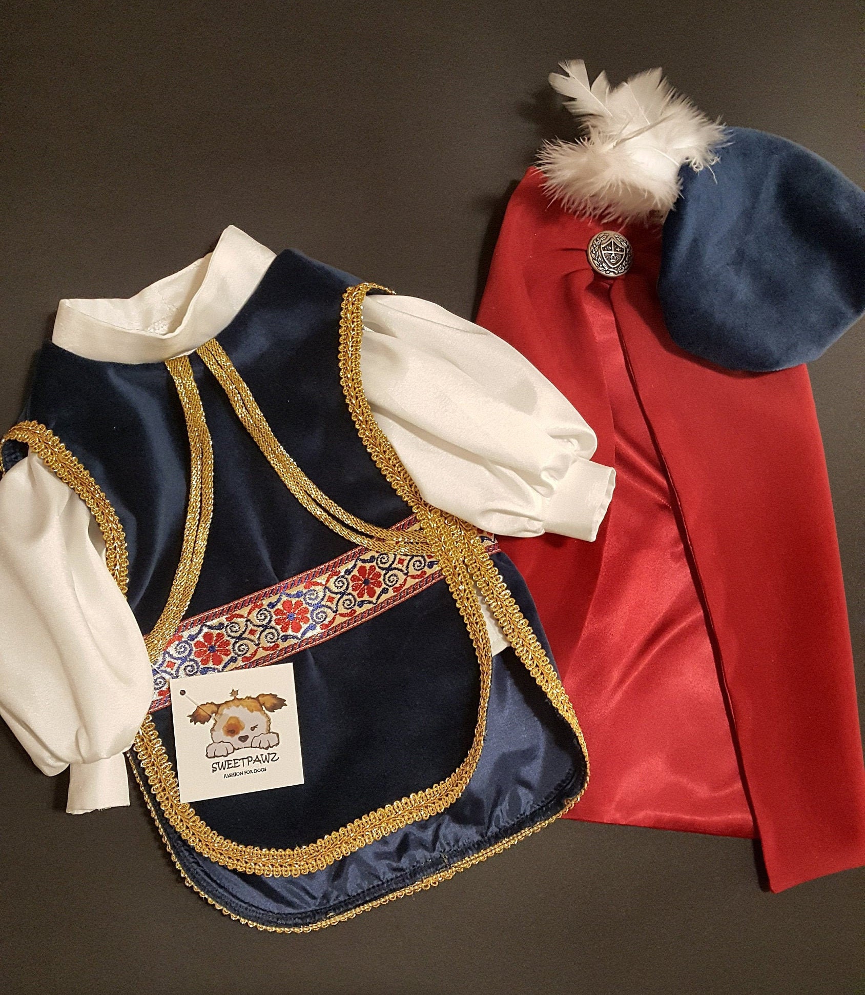 Dog prince charming costume sales