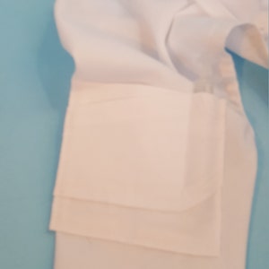 Infirmière Chien Fille Blanc Scrubs Costume, Chiot Fille Infirmière Blanc Scrubs Uniformes, Infirmière Pet Fille Blanc Scrubs Costumes image 6