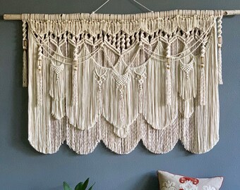 Boho Decor Bohemian Decor Large Macrame Wall Hanging Large Etsy