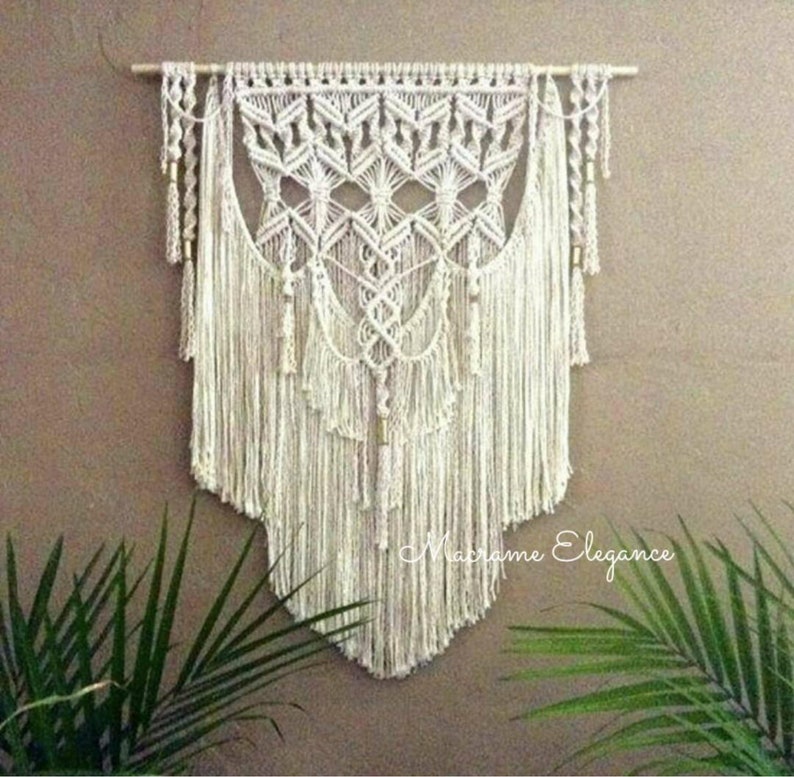 Large Macrame Wall Hanging Fiber Art Modern Macrame Large Etsy