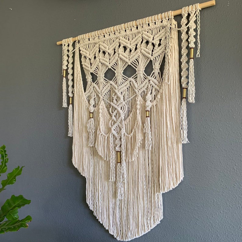Large Macrame Wall Hanging Fiber Art Modern Macrame Large Etsy