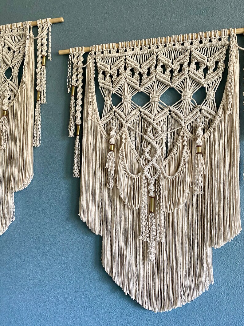 Large Macrame Wall Hanging Fiber Art Modern Macrame Large Etsy