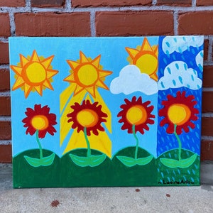 The Seasons of Life- Painting on Canvas - Original - Sunrise