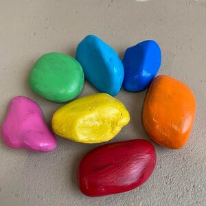Chakra Hand painted Rocks with Acrylic paint