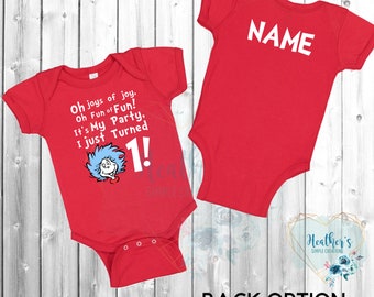 dr seuss first birthday shirt