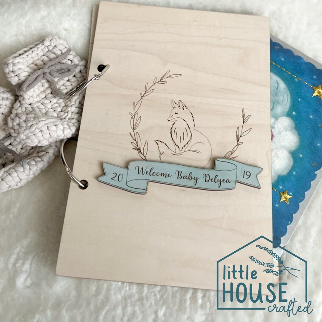 Personalized Baby Card Keepsake Book Greeting Card Organizer Etsy