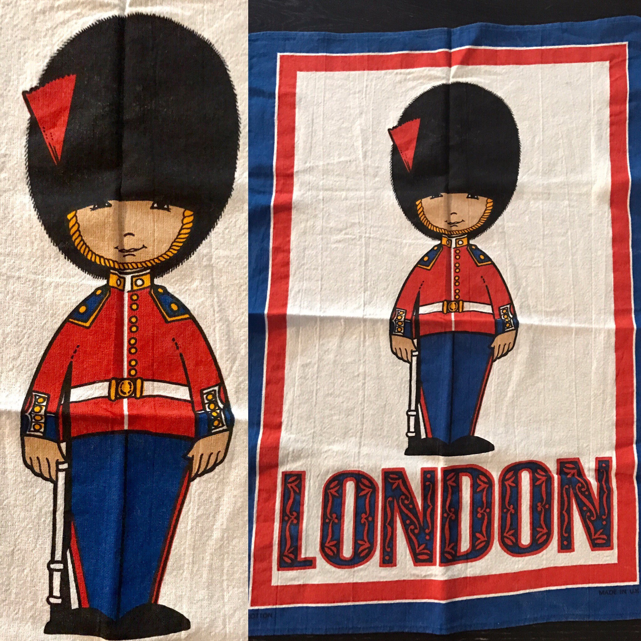 Vintage London Buckingham Palace Guard British Royal Guard