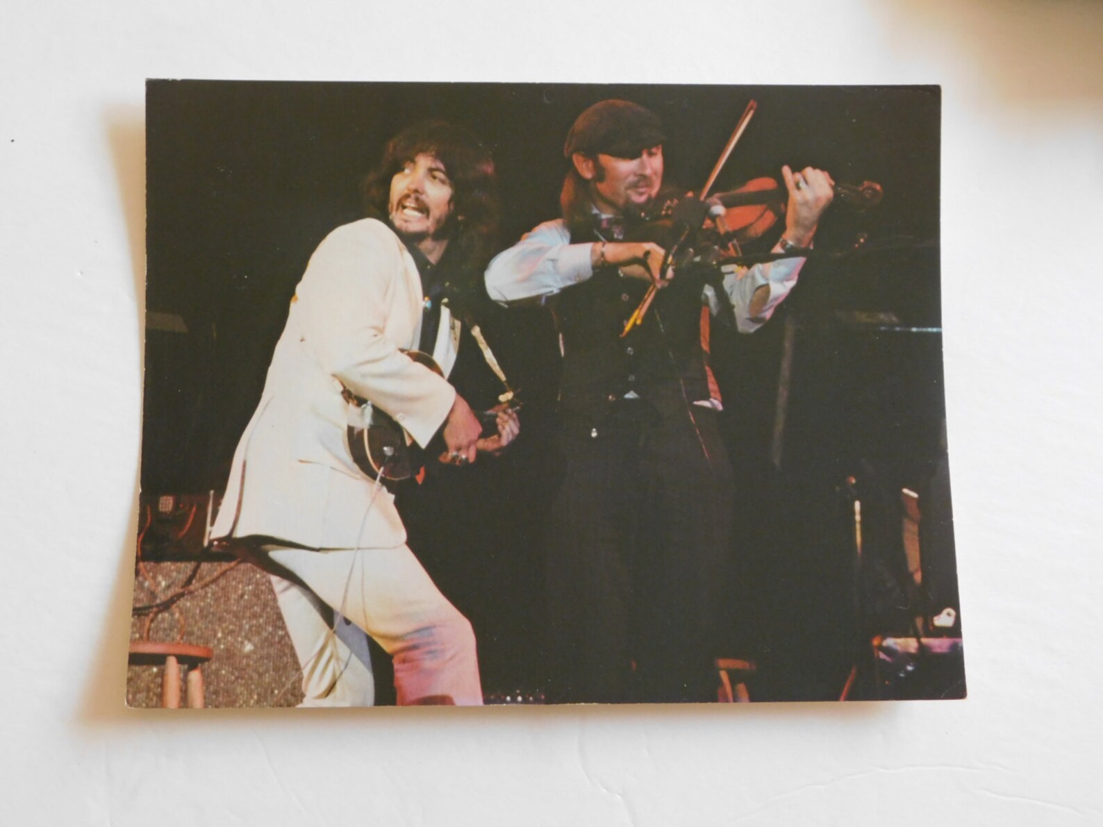 Original 1974 Seals & Crofts Concert Poster Photo Card Photographed J. Ronald Pownall 8 1/2 X 11