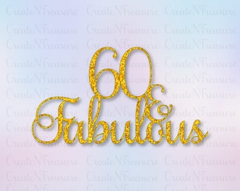 Download 60th birthday svg | Etsy
