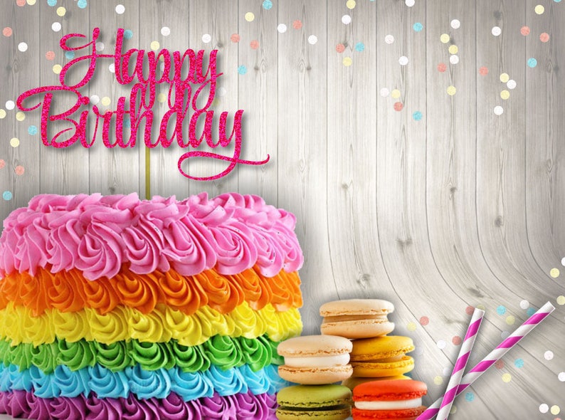 Download Happy Birthday svg Cake Topper svg. Cutting file for ...