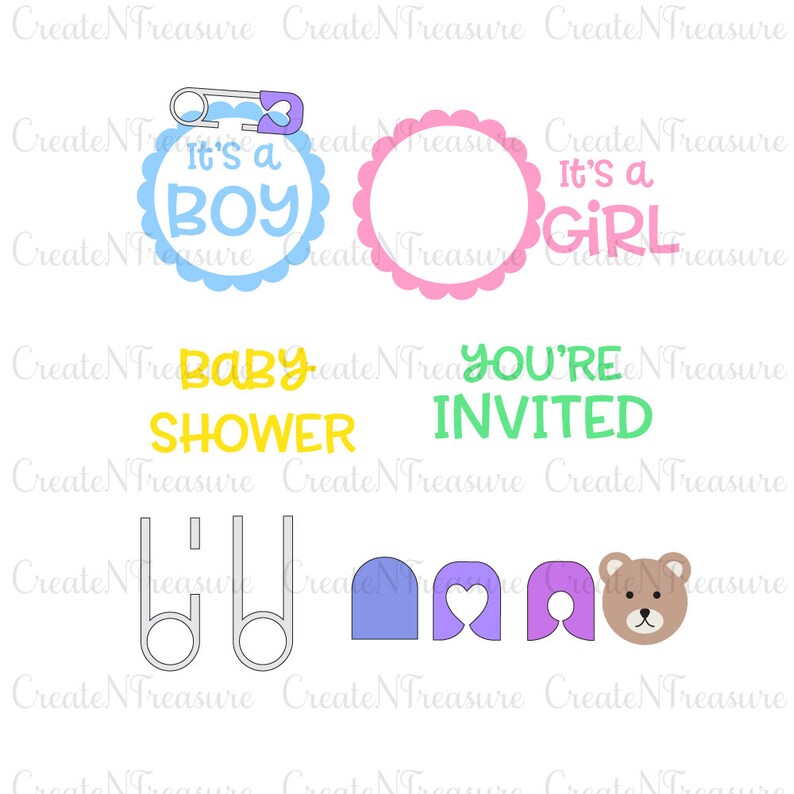 Download Diaper invitation template svg Baby Shower diaper invite ...