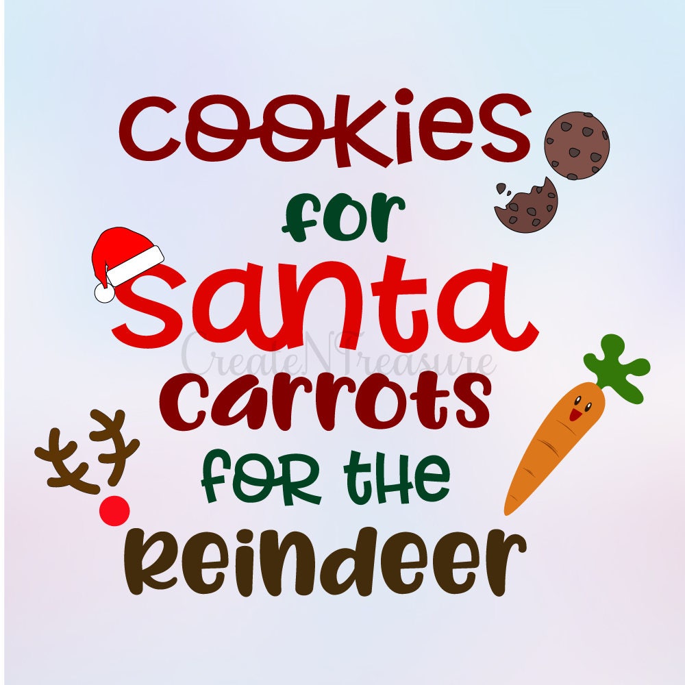 Download Cookies for Santa svgdxf Christmas svg Cookie plate svg | Etsy
