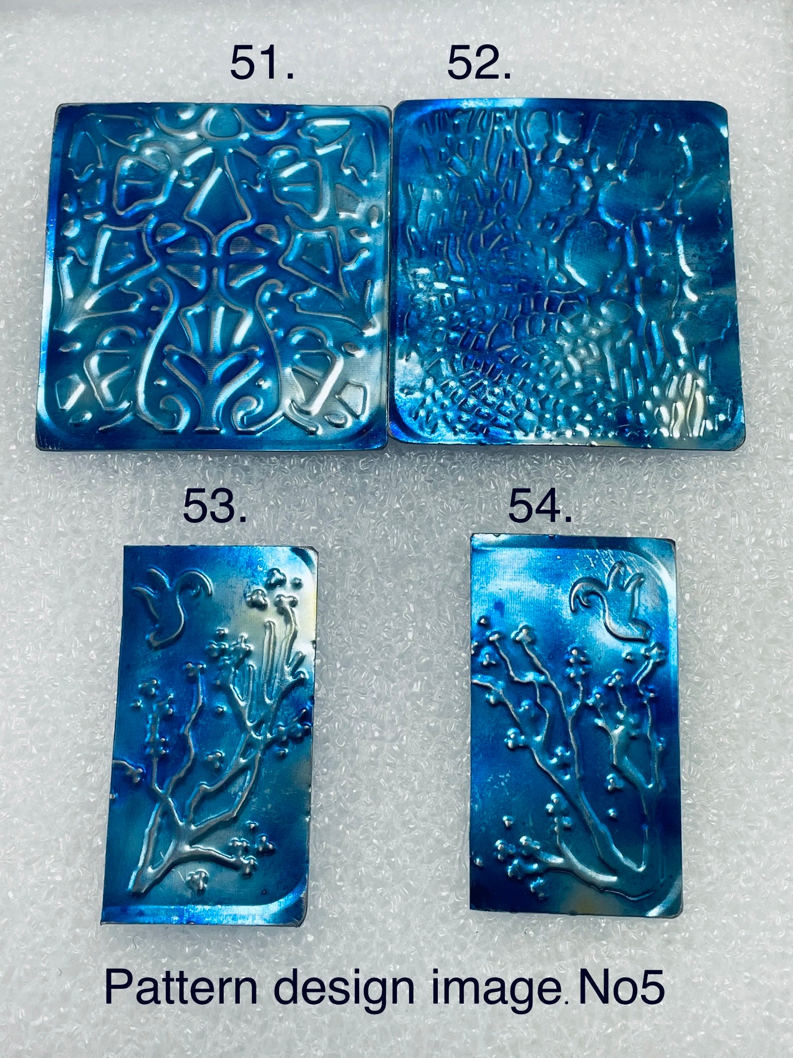 Titanium sheet pendant and earring jewelry setsmixed metal Etsy