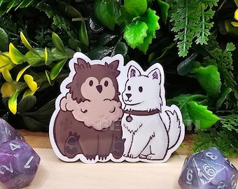 Bois of Realms - Baldur's Gate 3 Inspired Sticker (2.5"x2.1")
