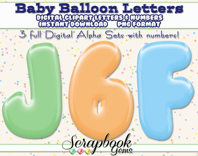 puffy alphabet letters