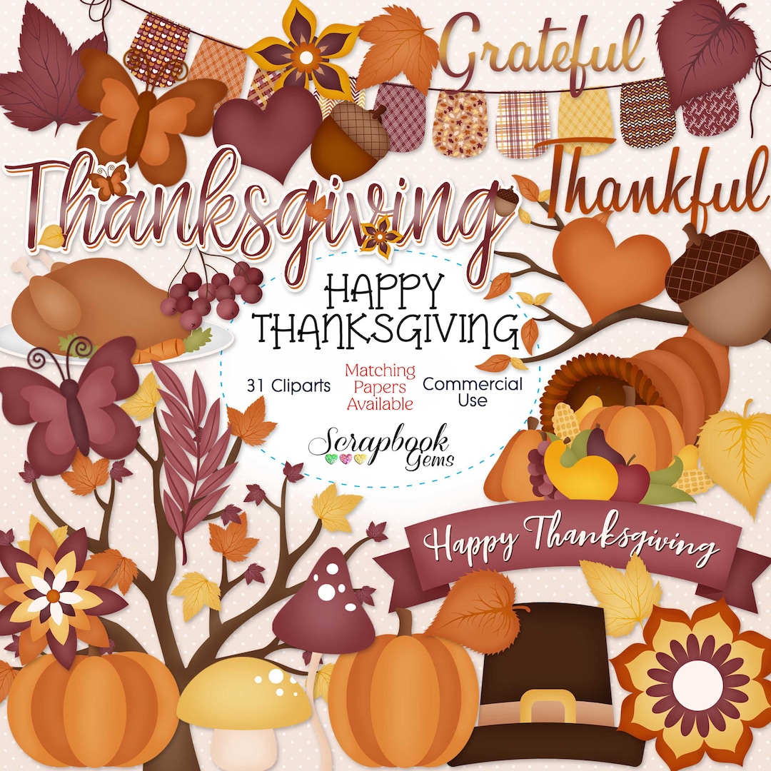 Thanksgiving Clip Art Free Printable