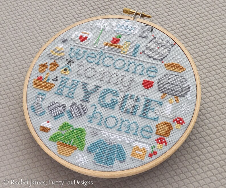 Hygge Cross Stitch Pattern PDF Home Cross Stitch Etsy