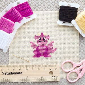 Baby Dragon Cross Stitch Pattern PDF | Snuffles the Baby Dragon