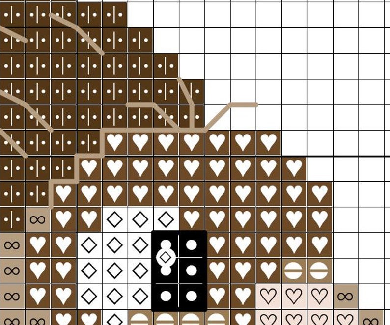 Cute Little Kiwi Cross Stitch Pattern PDF Cute Bird Counted Cross Stitch Chart Instant Download image 5