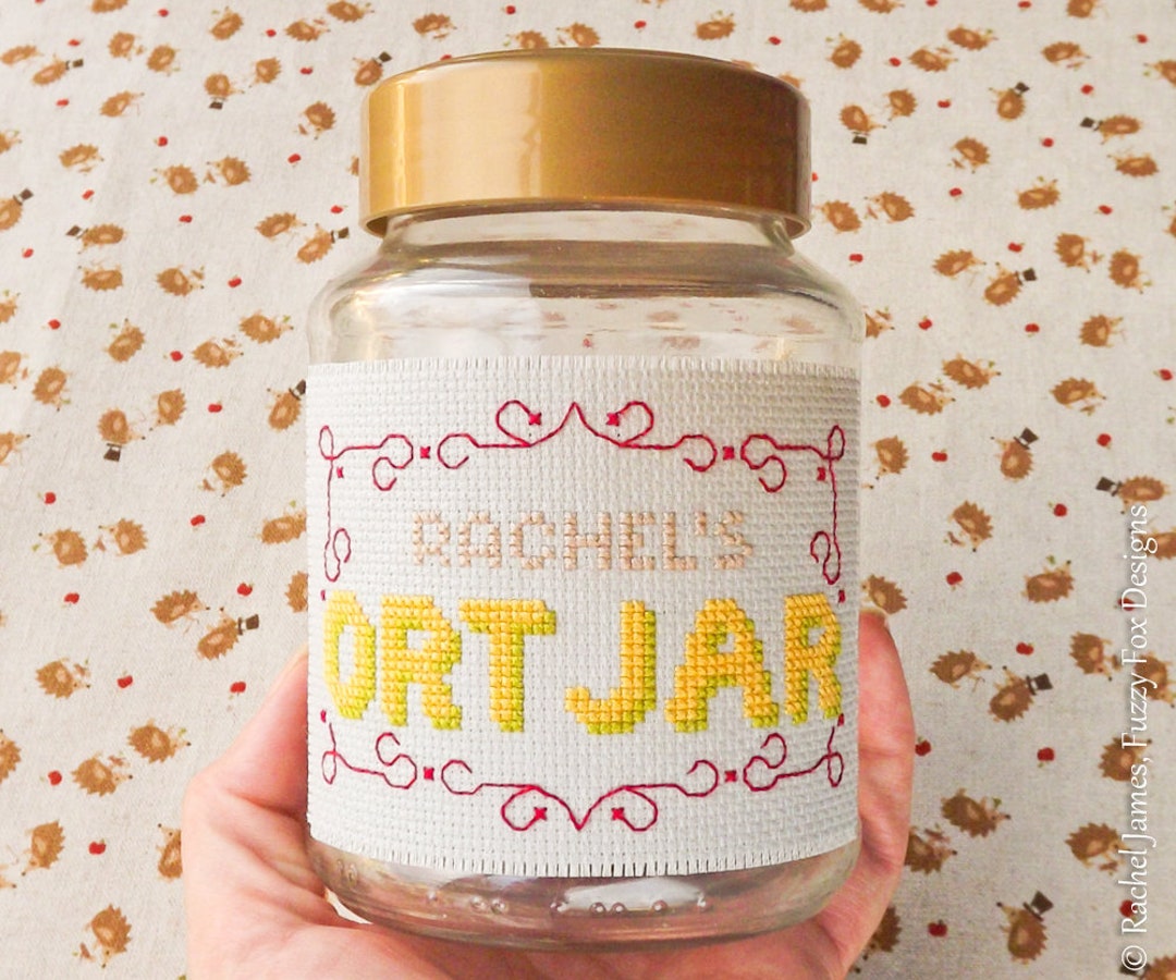 Personalised ORT Jar Cross Stitch Pattern PDF - Etsy