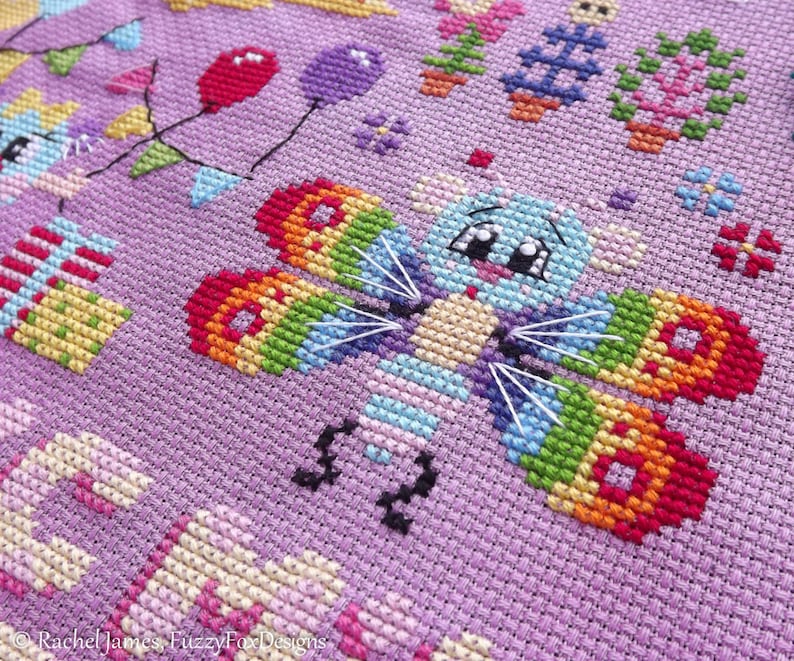 Magic Mini Monsters Full Stitch-a-Long Pattern 2019 SAL Cute Monster Cross Stitch Pattern PDF image 5