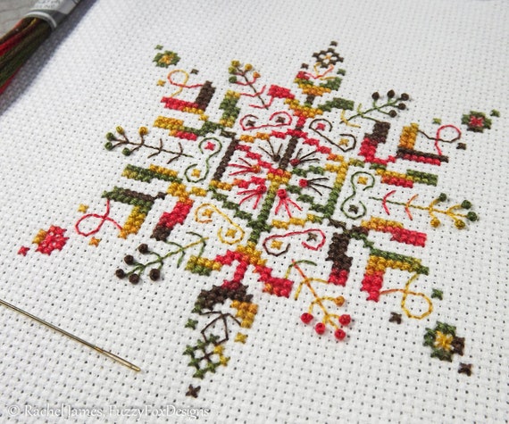 Variegated Thread Will Take Your Cross Stitching to the Next Level! -  Caterpillar Cross Stitch