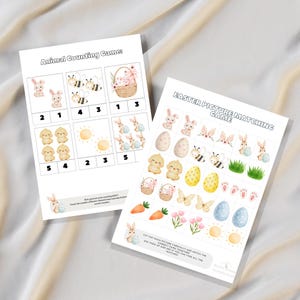 Cuaderno de actividades imprimible de Pascua: 18 páginas para niños imagen 8