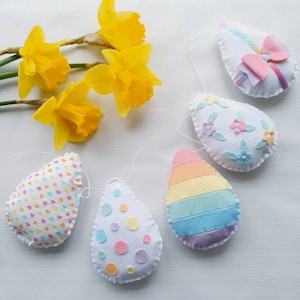 Felt Easter egg garland