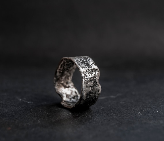 Fede Nuziale In Argento Da Uomo - Italia