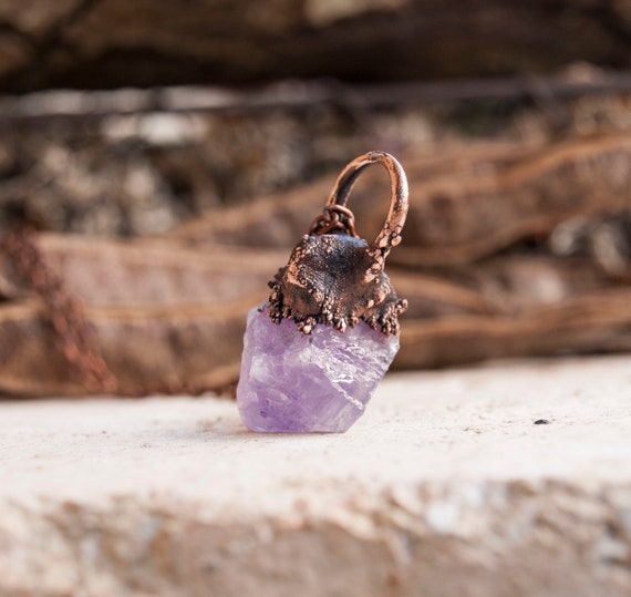 Amethyst Stone Gift Raw Stone Jewelry February Birthstone Rough