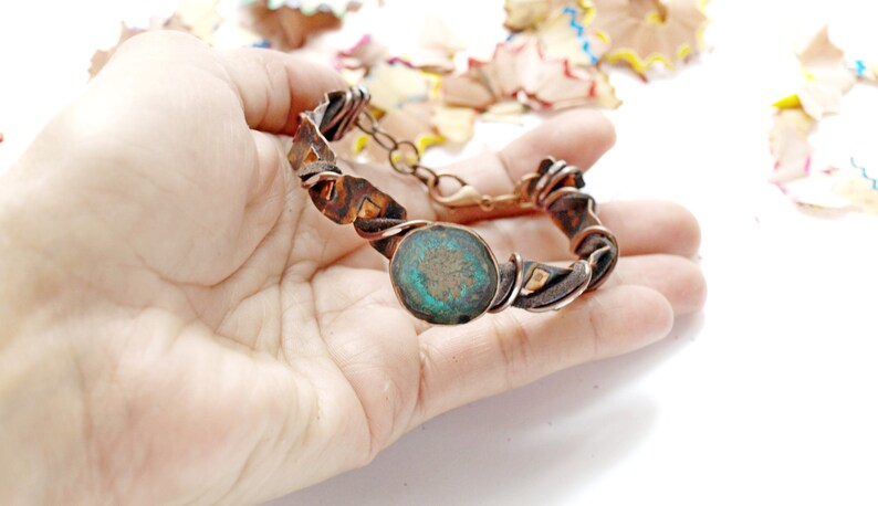 7th anniversary gift for wife Valentines day gift for her unique gifts for adjustable bracelet for women turquoise statement bracelet